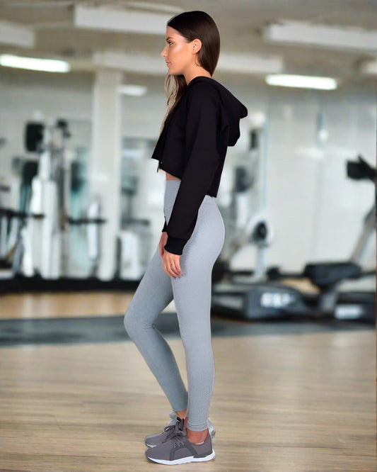 Cropped Crew Neck by Active Basics Online | LIAM AND CHLOE COLLECTION | Australia
